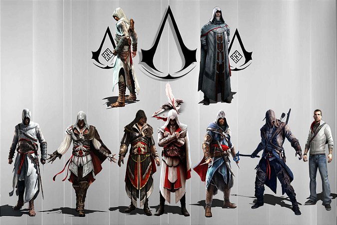 Quadro Gamer Assassin's Creed - Assassinos