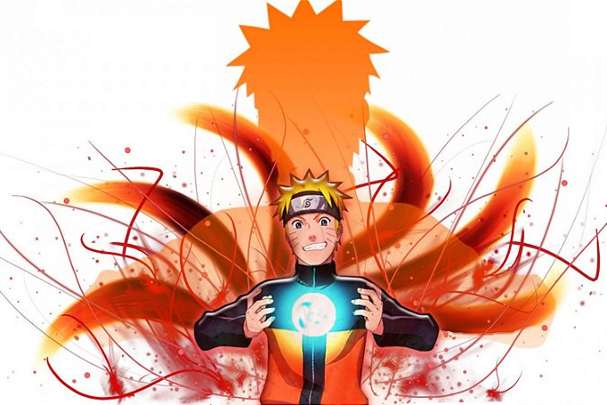 Quadro Naruto - Jinchuuriki Artístico