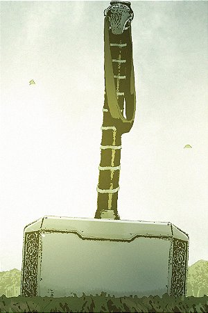 Quadro Thor - Martelo Mjolnir