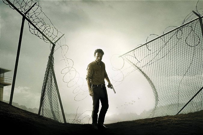 Quadro The Walking Dead - Rick Grimes Prisão