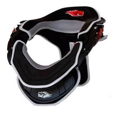 Protetor De Pescoço Motocross Red Dragon Red Brace Preto