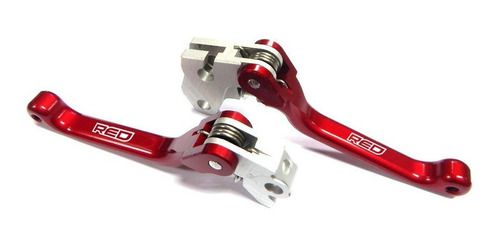 Manetes Retráteis Honda Crf 230 Red Dragon Xtreme Vermelhos