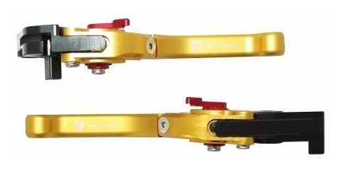 Manetes Esportivos Dobráveis Red Dragon Ninja ZX6R 636 2013> Dourado