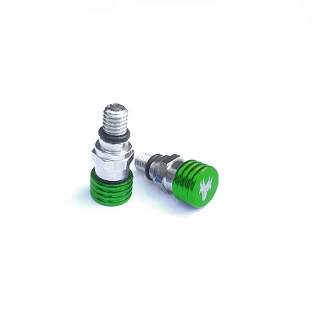Válvula Ar Suspensão Dianteira Curta 5mm Showa/Kayaba Red Dragon Verde