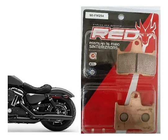 Pastilha Freio Sinterizada Red Dragon GSXR 750 1000 XL883 Traseira