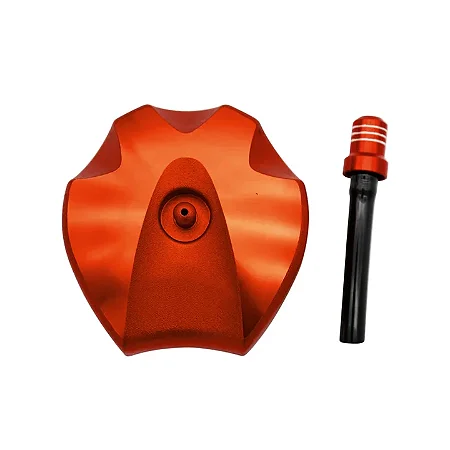 Tampa De Tanque Alumínio Red Dragon KTM  2013 em diante - Laranja