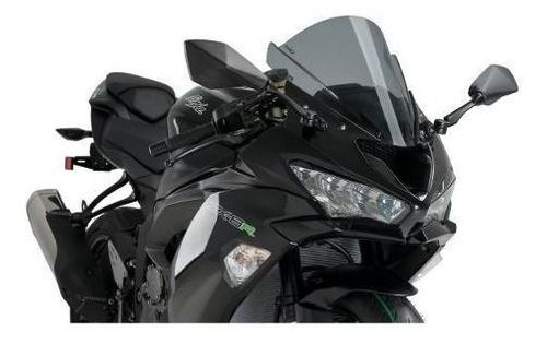 Bolha Puig Racing 3177F Kawasaki ZX 6R Ninja 636 2019 Fumê Escura