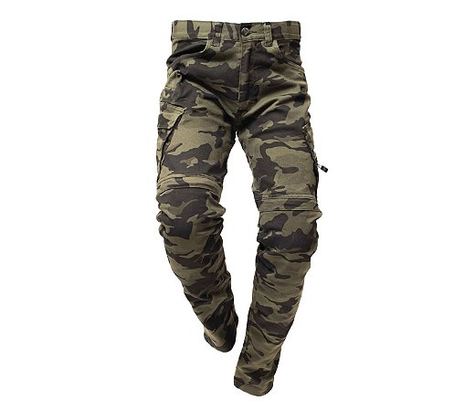 Calça Jeans Motociclista Hlx Camu Force Masculina Consulte