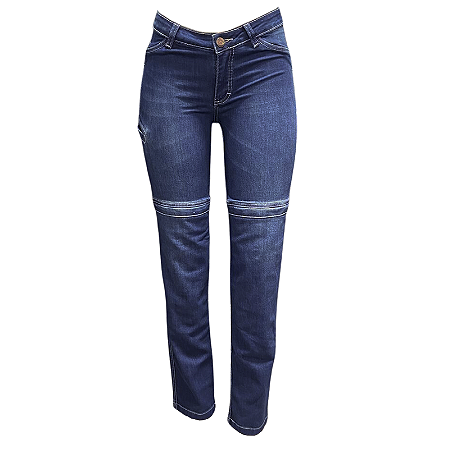 Calça Jeans Para Motociclista HLX New Concept - Feminina - Tam. 42
