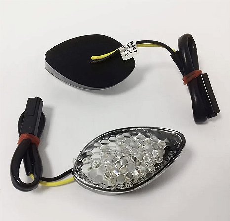 Seta Dianteira Led Carenagem CBR 600RR 1000RR 650F BM Tech Cristal