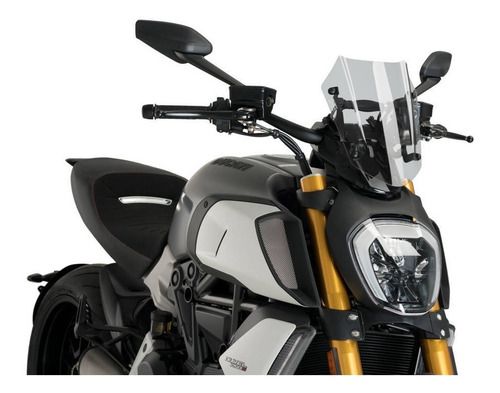 Bolha Puig Sport 3773H Diavel 1260S Fume Clara Ajustável