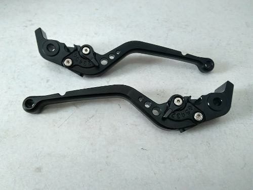 Manete Esportivo Fixo Longo Kawasaki Zx 10r 2006/2015 Preto