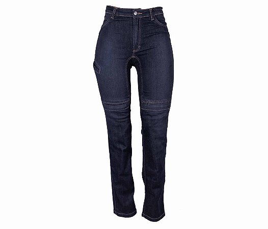 Calça Jeans Para Motociclista Feminina Hlx Penelope Confort Tam. 44