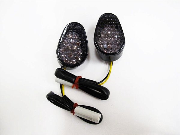 Pisca Seta Led Embutir Carenagem Yamaha R1 2009/2015 Bm Tech Fumê