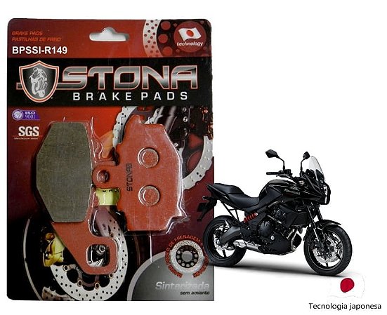 Pastilha Freio Stona Sinterizada ZX6R ZX9R ZX10R ER6N - Traseira