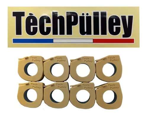 Kit Roletes TechPulley Dafra Maxsym 400 - 15 Gramas