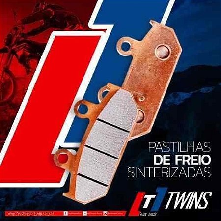 Pastilha Freio Sinterizada Lt1 Twins Hornet Com Abs Traseira