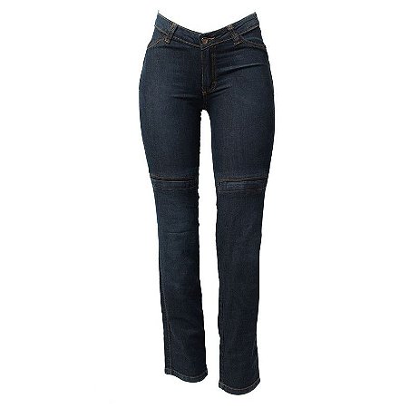 Calça Jeans Para Motociclista Hlx Penelope Feminina Azul Tam. 44