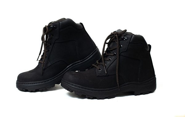 Bota HLX Motociclista Destroyer Couro Preta Tamanho 39