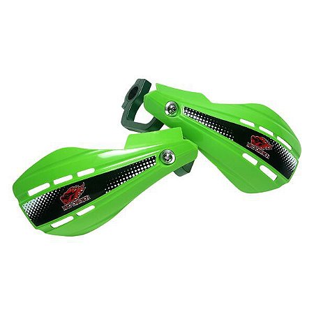 Protetor De Mão Motocorss Rally Red Dragon Com Aluminio 28mm - Verde