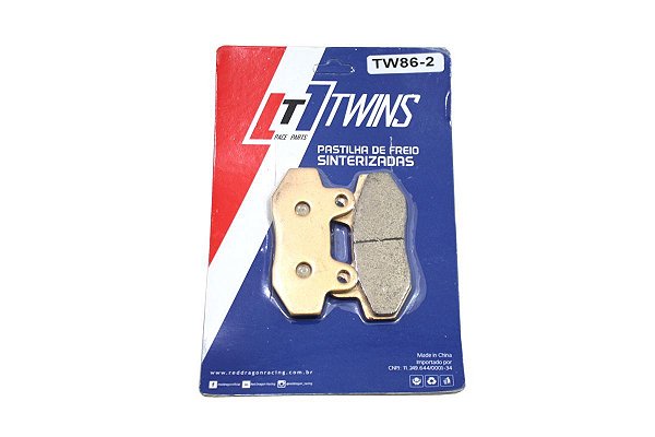 Pastilha Freio Sinterizada LT1 Twins MXF 250R 250RX Dianteira