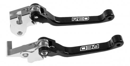 Manetes Retráteis Honda CRF 230 CRF 250F Red Dragon Xtreme Pretos