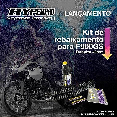 Kit De Rebaixamento Suspensão Hyperpro BMW F900GS 40mm - (D/T)