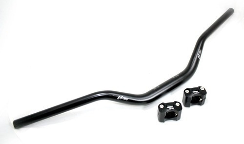 Guidão Fat Bar+adaptador TWINS (RDragon) 28mm Motos Até 300CC Preto