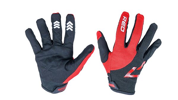 Luva Red Dragon Motocross New Racing Vermelha