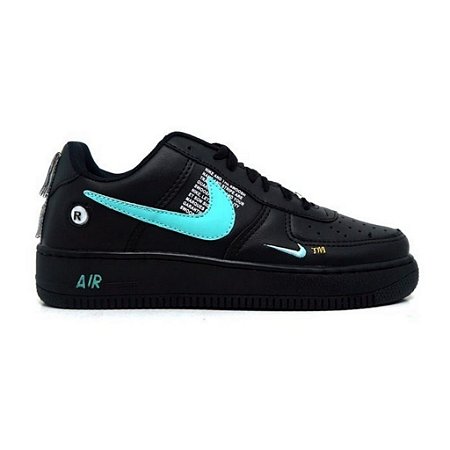 nike air force preto e verde