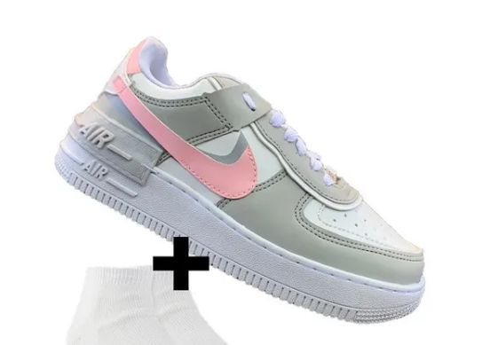 tenis nike air force cinza