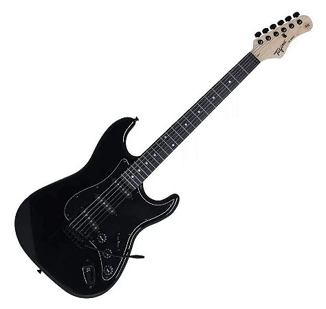 Guitarra Stratocaster Tagima Tg 500 Bk Woodstock Preto