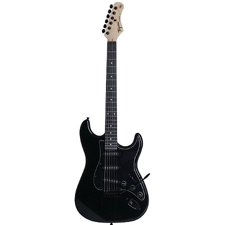 Guitarra Stratocaster Tagima Tg 500 Bk Woodstock Preto