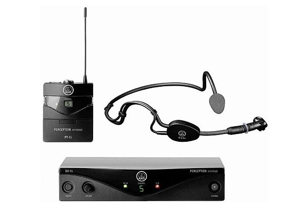 Microfone Sem Fio Cabeça Akg Pw S Head Set U 2