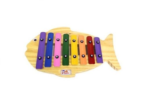 Metalofone Infantil Jog Music Peixe Colorido P 2234