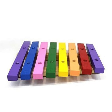 Xilofone Infantil Jog Music 8 Teclas Colorido P 2115
