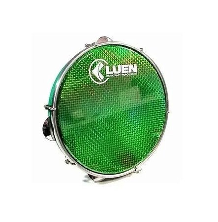 Pandeiro Luen 10" Abs Verde 6 Afinacoes Holografica