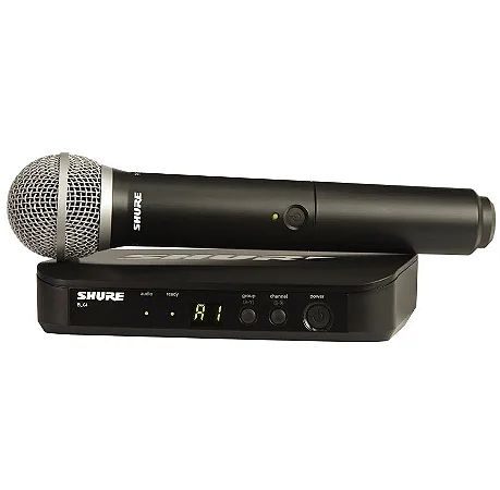 Microfone S/ Fio Shure Mao Blx 24 Br Pg 58 M 15
