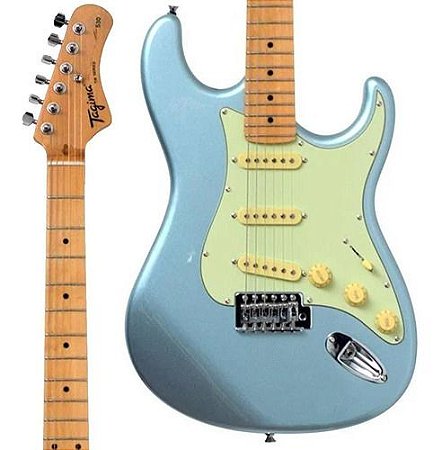 Guitarra Stratocaster Tagima Tg 530 Lpb Woodstock Azul