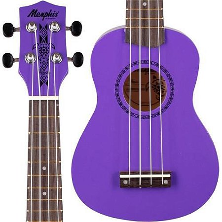 Ukulele Soprano Acustico Memphis Honu Ll Lilas