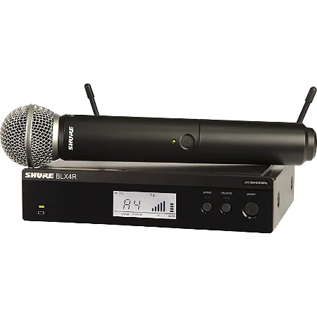Microfone S/ Fio Shure Mao Blx 24 RBR Sm 58 M 15