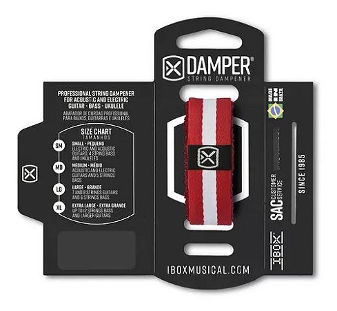 Abafador Damper Ibox Comfort DKMD 10 RD/WH