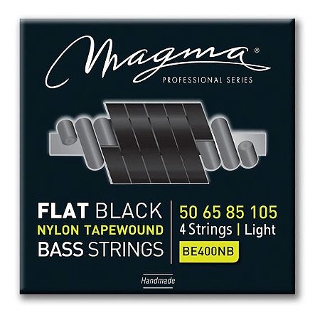 Encordoamento Baixo Magma Flat Black 0.53 4 Cordas Nylon