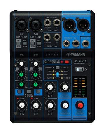 Mesa De Som Yamaha Mg 06 X Canais