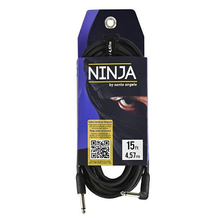 Cabo De Guitarra Santo Angelo Ninja P 10/ P10 'L 15 Ft 4.57 M