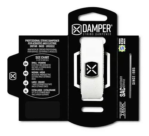 Abafador Damper Ibox Supreme DSMD 01 Branco
