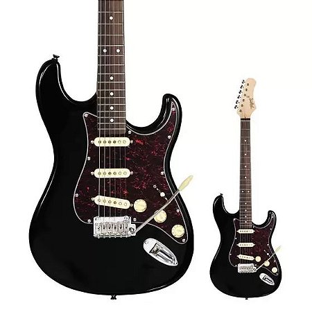 Guitarra Stratocaster Tagima T 635 Bk Preta