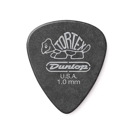 Palheta Dunlop Tortex Preta 1.00 Mm