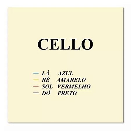 Corda Avulsa Re Cello M Calixto