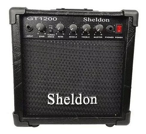 Amplificador Para Guitarra Sheldon GT 1200 Preto